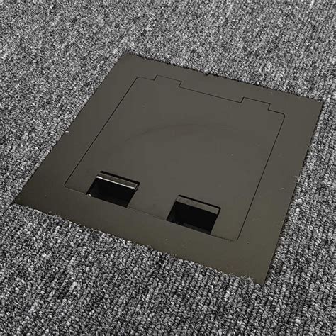 floor electric plug boxes|recessed floor outlet boxes.